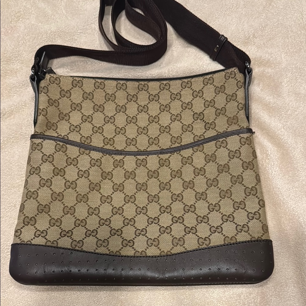 Gucci Brown Monogram Men's Bag